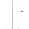 XiuWoo Remote Control LED Light Corner Lamp White Light Metal ABS 20 watts Multicolour 55x13.78inch - Image 3