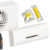 ACLIX Mini Car Solar Powered Air Freshener with Air Conditioner Appearance Lasting Fragrance - Image 3