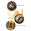 Generic Ramadan Eid Mubarak Wooden Ornament Moon Lamp LED Night Light White - Image 2