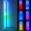 XiuWoo Remote Control LED Light Corner Lamp ABS 20 Watt ABS Multicolour 132cm