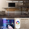 XiuWoo Remote Control LED Light Corner Lamp ABS 20 Watt ABS Multicolour 132cm - Image 4