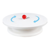 Generic Flower Cake Decorating Turntable Stand white - Image 2