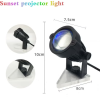 Generic Sunset Projection Lamp Black - Image 4