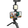 Trands Smartphone Vlogging Kit With Tripod Stand Black