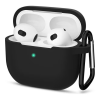 YONK Protective Silicone Case Cover for Apple AirPods 3rd Generation Black