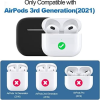 YONK Protective Silicone Case Cover for Apple AirPods 3rd Generation Black - Image 6