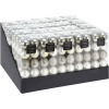 Homes R Us Christmas Ball Set Of 20 White/Silver 40x8x40cm - Image 2