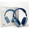 P9 Bluetooth Wireless Headset Over-Ear Headphone With Mic Blue/Silver - Image 2