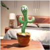 ACLIX Electric Dancing Plant Cactus Plush Stuffed Toy -Green/Brown With Music For Kids ‎32 x 27 x 11.5cm - Image 2